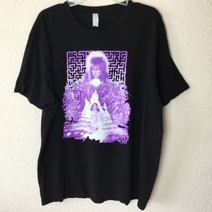 Cool ROCK ME “Labyrinth” David Bowie Graphic Tee